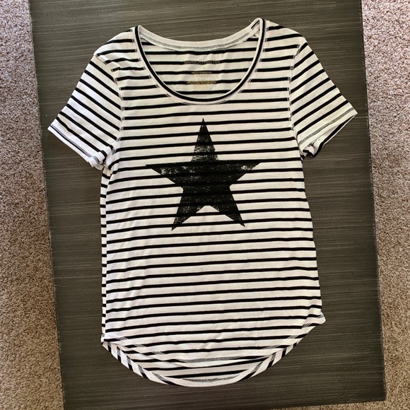 Grayson Threads Tops - Grayson Threads black and white striped shirt